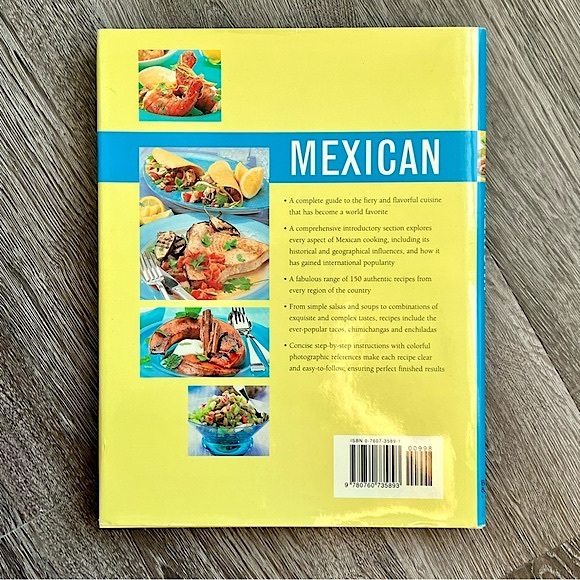 Authentic MEXICAN Healthy Ways with a Favorite Cuisine XL Hardcover Cookbook - Picture 14 of 15
